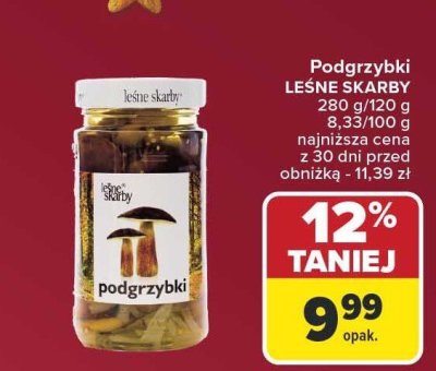 Podgrzybki LEŚNE SKARBY promocja w Carrefour