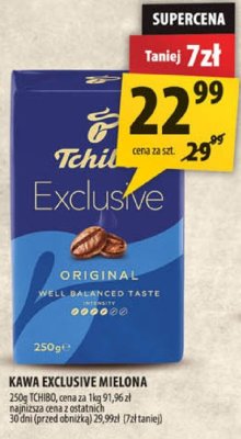 Kawa Exclusive mielona Tchibo promocja w Arhelan