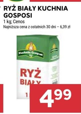 Ryż biały Kuchnia Gosposi promocja w Stokrotka