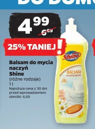 Balsam do mycia naczyń rumianek Shine classic promocja