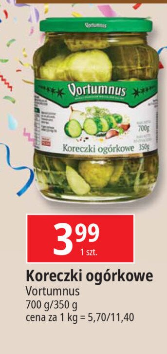 Koreczki ogórkowe Vortumnus promocja