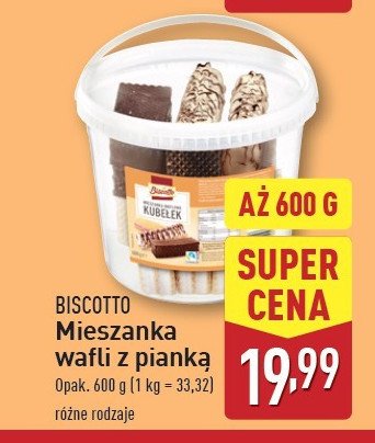 Mieszanka wafli w czekoladzie Biscotto promocja