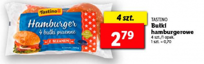 Bu艂ki hamburgerowe Tastino promocja