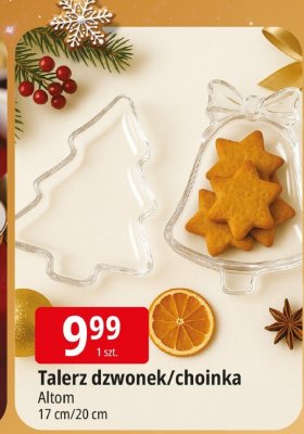 Talerz dzwonek/choinka Altom promocja w Leclerc