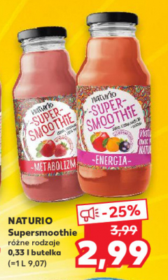 Smoothie metabolizm Naturio super smoothie promocja