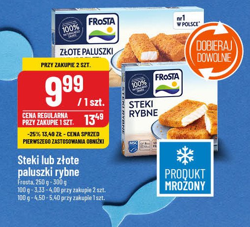 Paluszki rybne Frosta promocja w POLOmarket