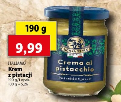 Krem z pistacji Italiamo promocja