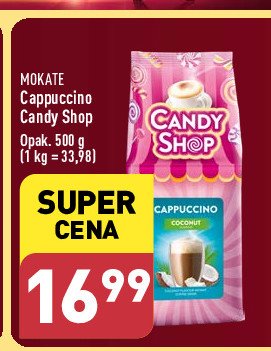 Cappuccino coconut Mokate cappuccino candy shop promocja