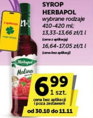 Syrop Herbapol Malina wybrane rodzaje promocja w ABC