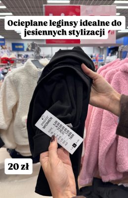 Leginsy damskie ocieplone  promocja w Pepco
