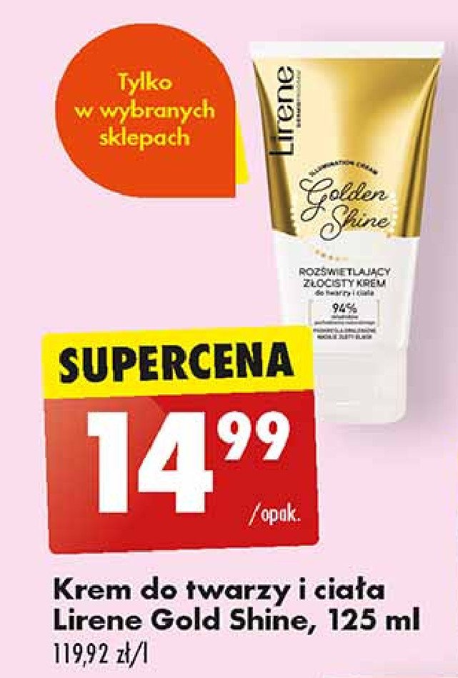 Krem rozświetlający promocja