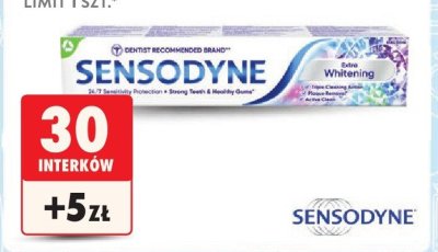 Pasta do zębów Sensodyne Extra Whitening promocja w Intermarche