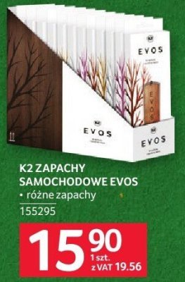 Zapachy samochodowe EVOS różne zapachy promocja w Selgros