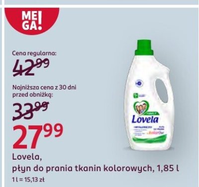 Płyn do prania tkanin kolorowych promocja w Rossmann