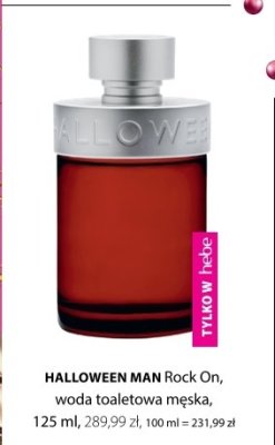 Woda toaletowa męska HALLOWEEN MAN Rock On promocja w Hebe