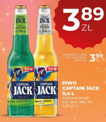 Piwo Captain Jack 0,4 L wybrane smaki promocja w Duży Ben