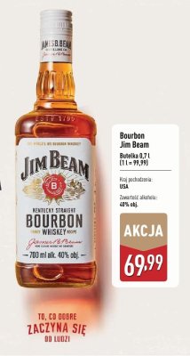 Bourbon Jim Beam promocja w Aldi