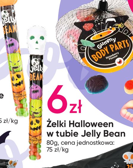 Żelki halloween tuba Jelly bean promocja