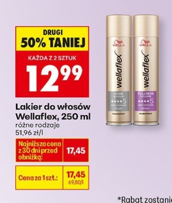 Lakier do włosów, 250 ml promocja w Biedronka