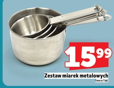 Zestaw miarek metalowych promocja w TOPAZ