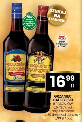 Wino Grzaniec galicyjski promocja w Twój Market