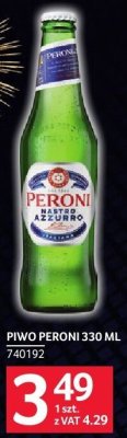 Piwo Peroni 330 ml promocja w Selgros