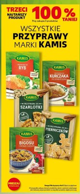 Wszystkie przyprawy marki Kamis TRZECIA -100% promocja w Kaufland