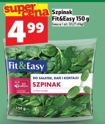 Szpinak Fit&Easy promocja w TOPAZ