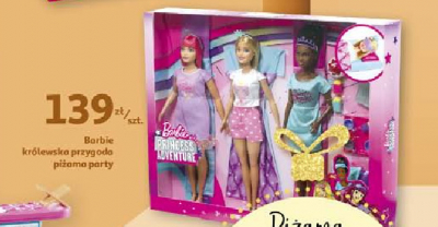 Barbie kr贸lewska przygoda pi偶ama party promocja
