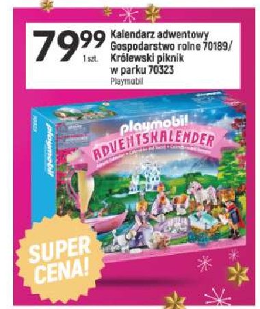 Kalendarz adwentowy 70189 Playmobil promocja