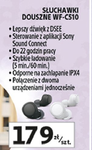 Słuchawki wf-c510 białe Sony promocja