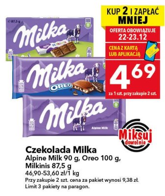Czekolada Milka Oreo promocja w LEWIATAN