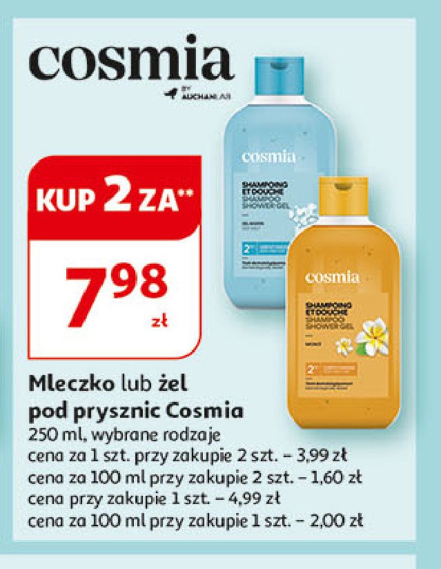 Żel pod prysznic marine minerals Cosmia promocja