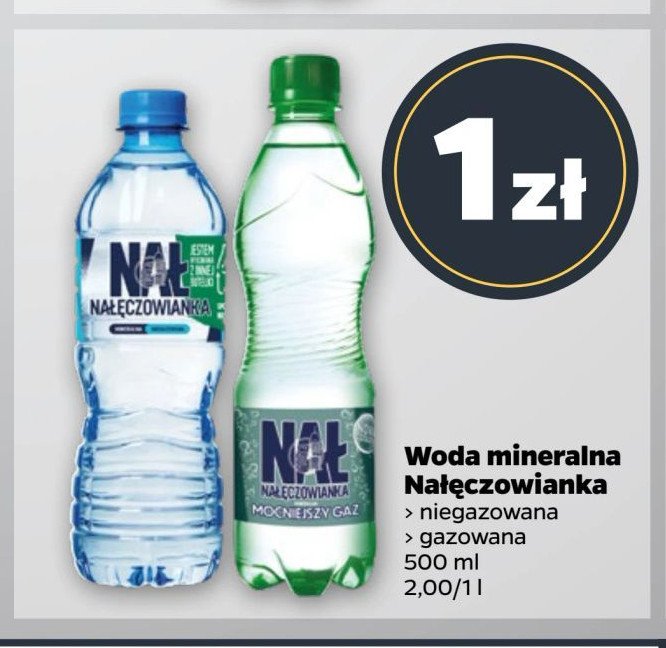 Woda gazowana Nałęczowianka promocja