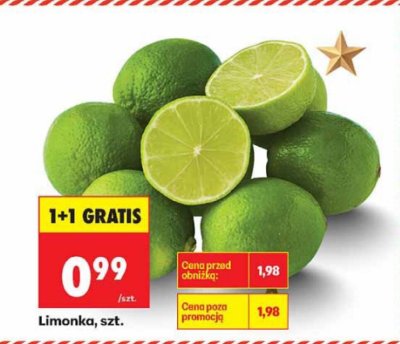 Limonka, szt. promocja w Biedronka