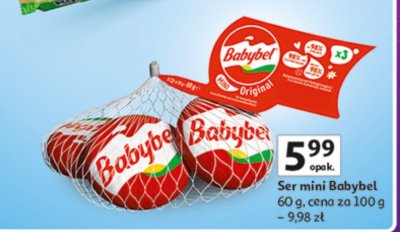Ser mini Babybel promocja w Auchan