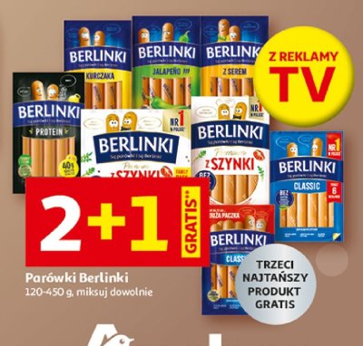 Parówki Berlinki promocja w Auchan