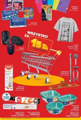 T-shirt damski, męski różne rozmiary i kolory promocja w Carrefour