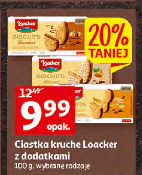 Ciastka z kremem kokosowym Loacker promocja