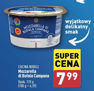 Mozzarella di bufala Cucina nobile promocja