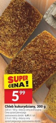 Chleb kukurydziany, 300 g promocja w Twój Market