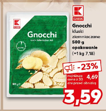 Makaron gnocchi K-classic promocja