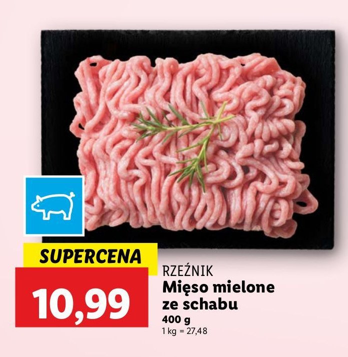 Mięso mielone ze schabu Rzeźnik codzienna dostawa promocja