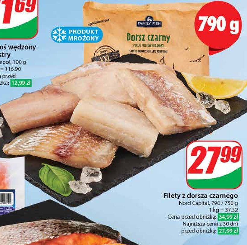 Filety z dorsza czarnego Family fish promocja