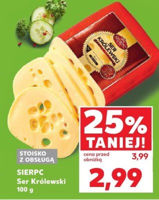 Ser Królewski Sierpc promocja
