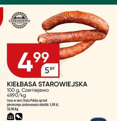 Kiełbasa starowiejska Czerniejewo promocja w Chata Polska