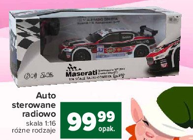 Auto sterowane radiowo promocja w Carrefour