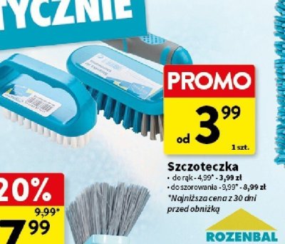 Szczoteczka do czyszczenia różne rodzaje promocja w Intermarche