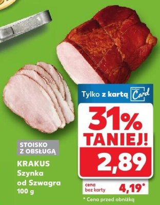 Szynka od Sawegra 100 g promocja w Kaufland