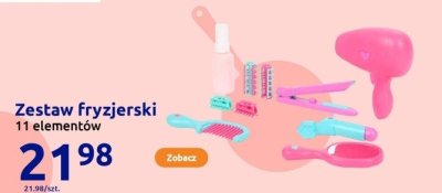 Zestaw fryzjerski 11 elementów promocja w Action